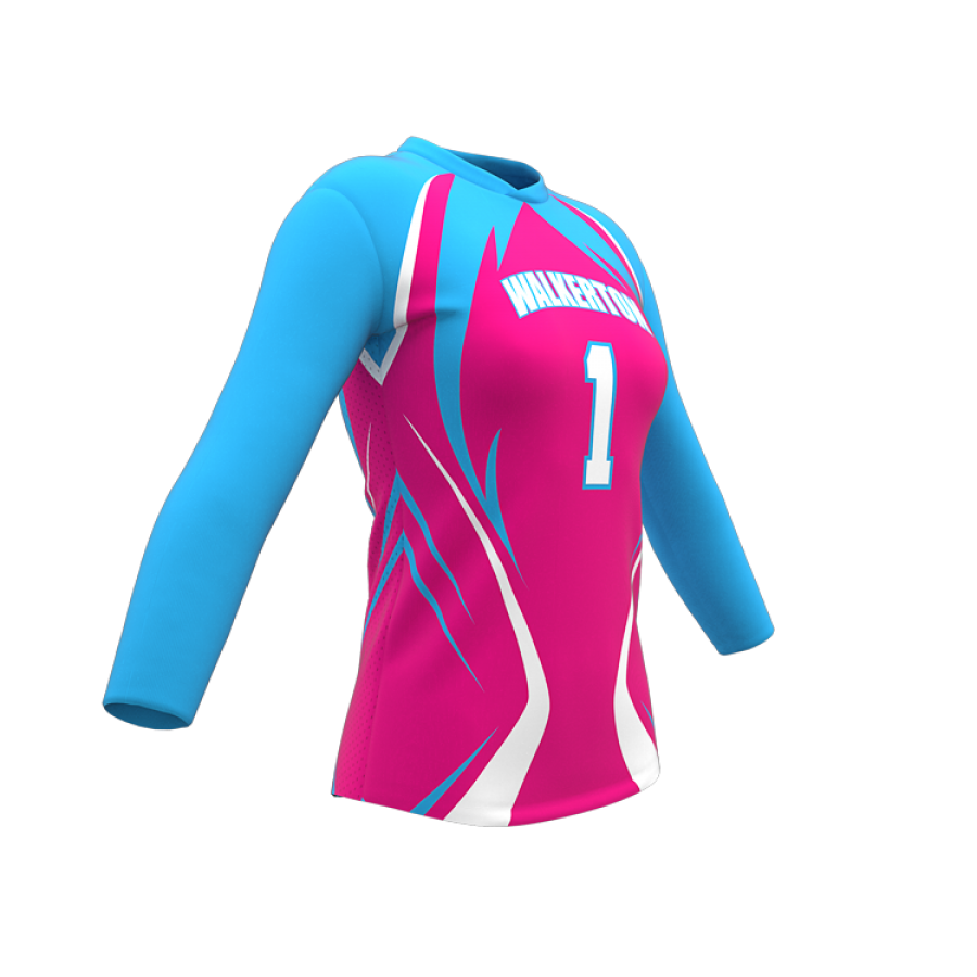 Attack Long Sleeve Volleyball Jersey - Womens
